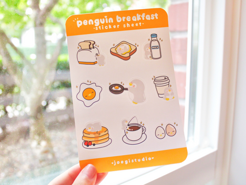 Breakfast Theme Sticker Sheet