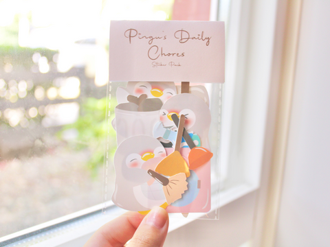 Pingu's Daily Chores Sticker Pack