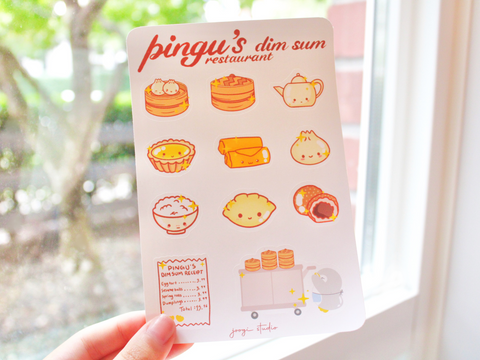 Pingu’s Dim Sum Sticker Sheet