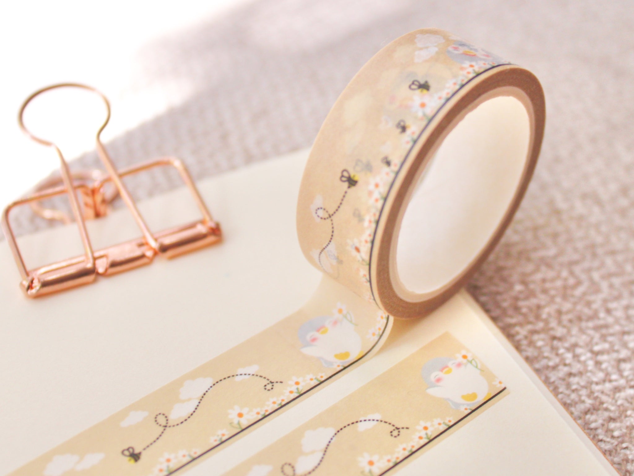 Daisy Flowers Washi Tape