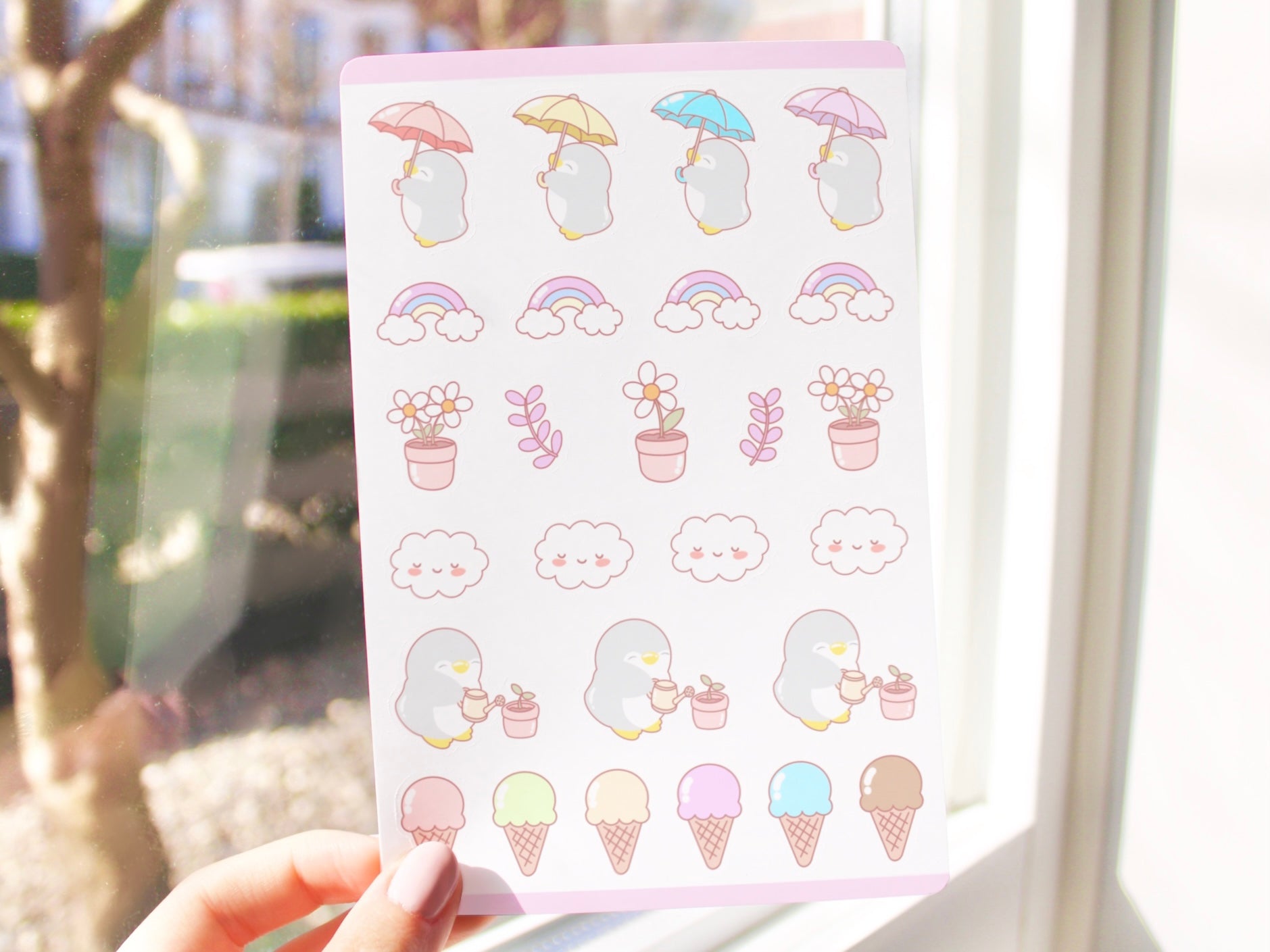 Simple Spring Sticker Sheet