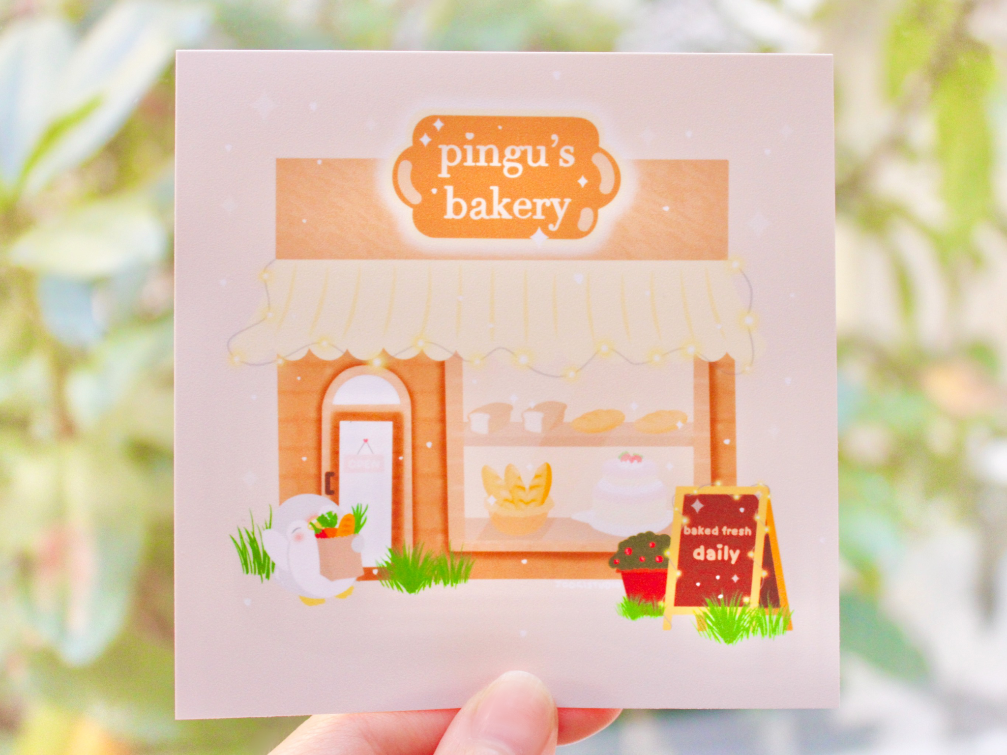 Pingu's Bakery Art Print